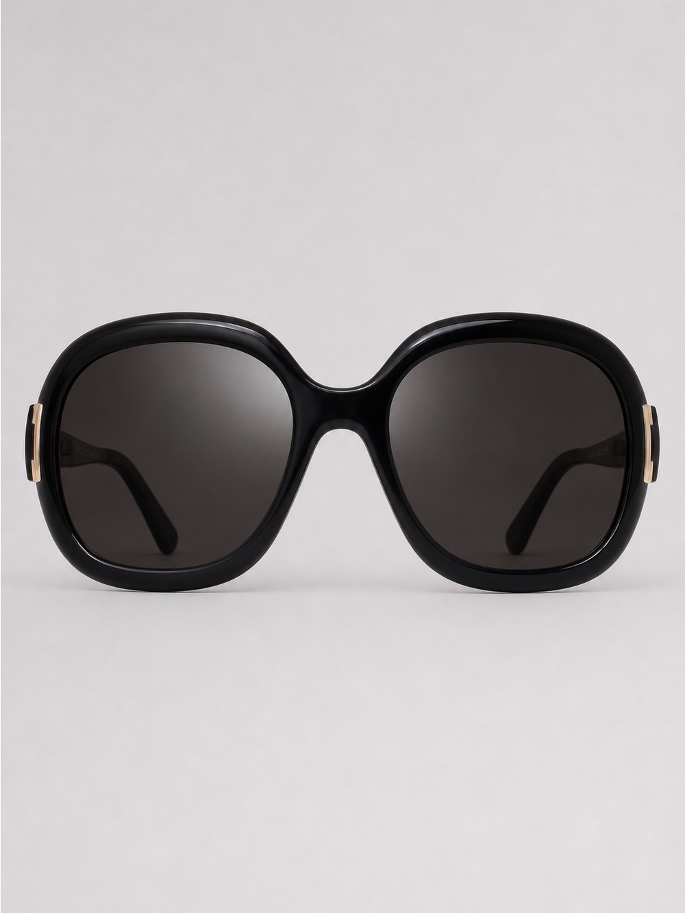 Dior Oversized gorgeous Dark Grayish hue Women's Sunglasses w/ Gold Accents NWT